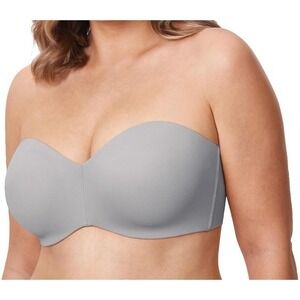 DELIMIRA Strapless Unlined Underwire Minimizer Plus Size Support Bra Size‎ 36D
